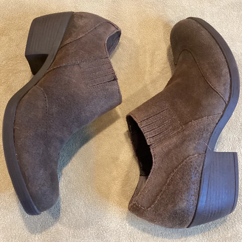 Korks by Kork Ease Brown Hadley Wingtip Ankle Boot, US Size 9, EU 40.5, UK 7‎